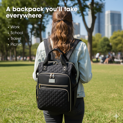 3-in-1 Backpack with Included Lunch Bag