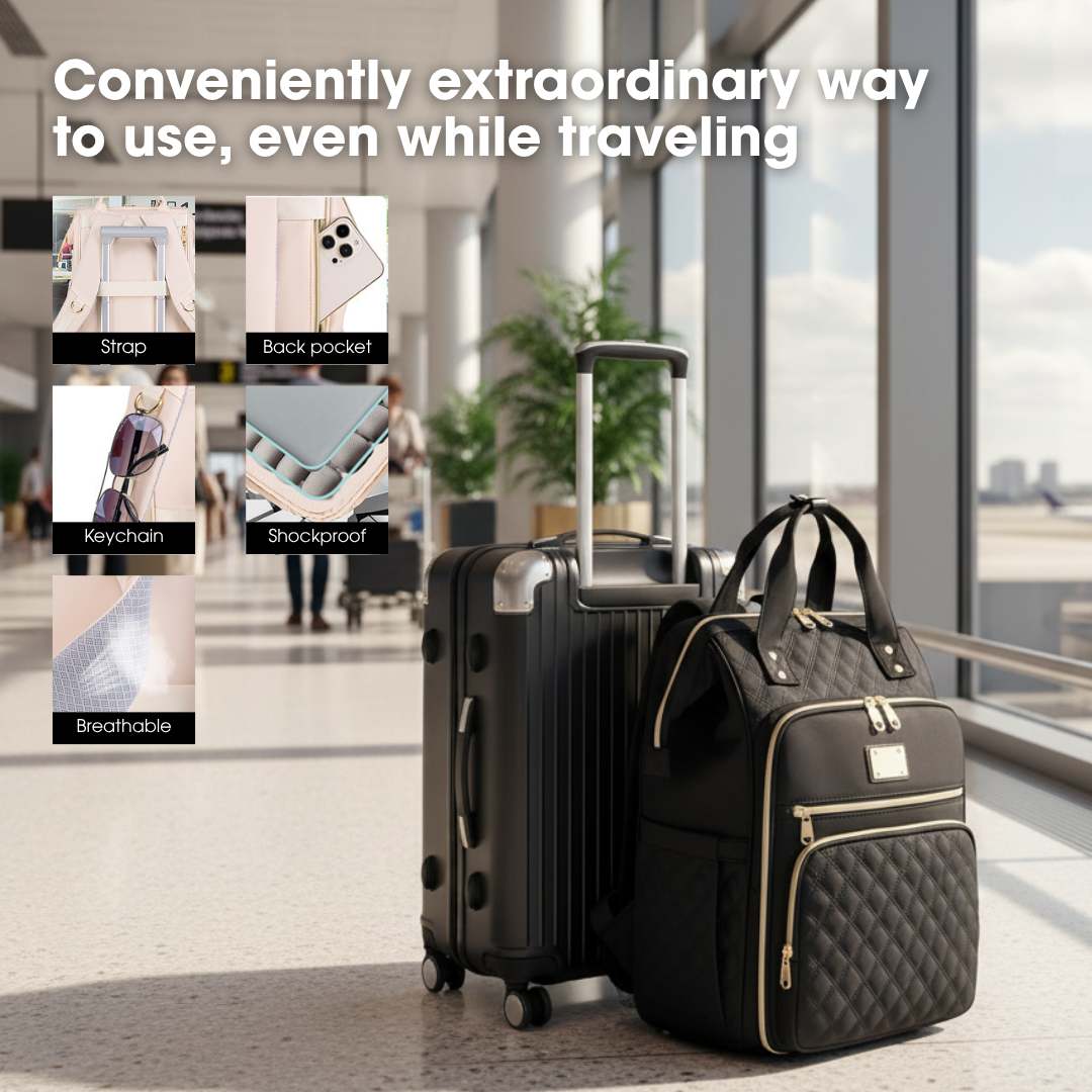 3-in-1 Backpack with Included Lunch Bag