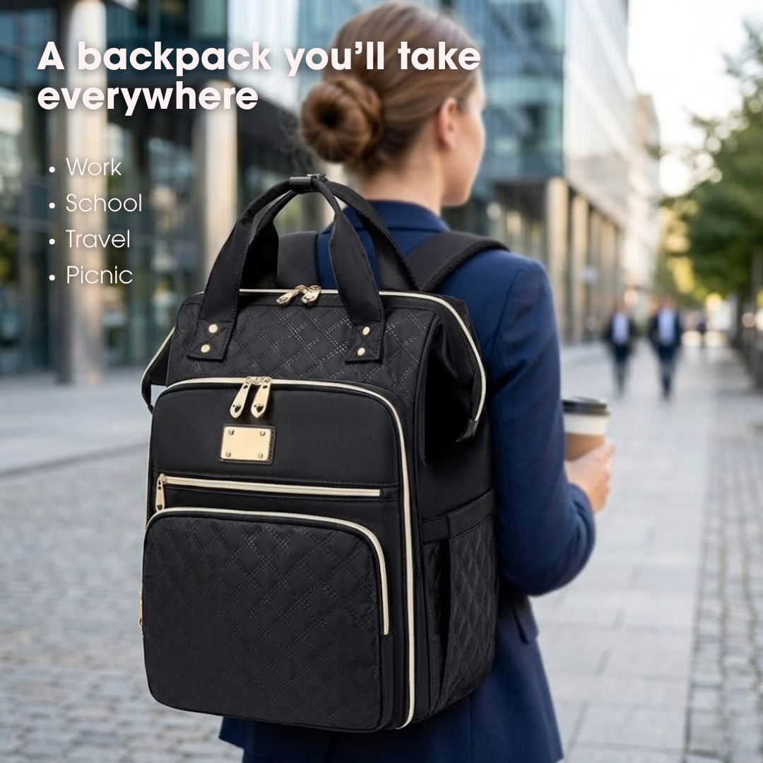 3-in-1 Backpack with Included Lunch Bag