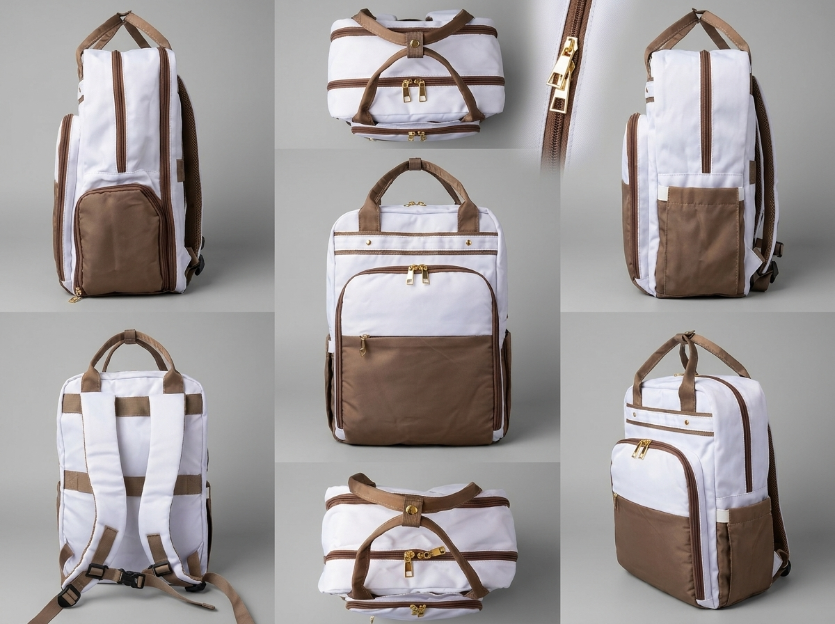 4-in-1 Backpack with Lunch Bag