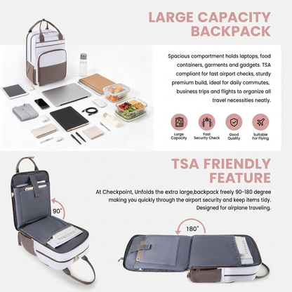 4-in-1 Backpack with Lunch Bag