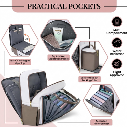 4-in-1 Backpack with Lunch Bag