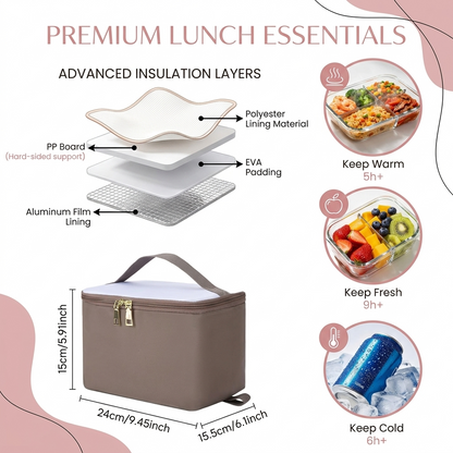 4-in-1 Backpack with Lunch Bag