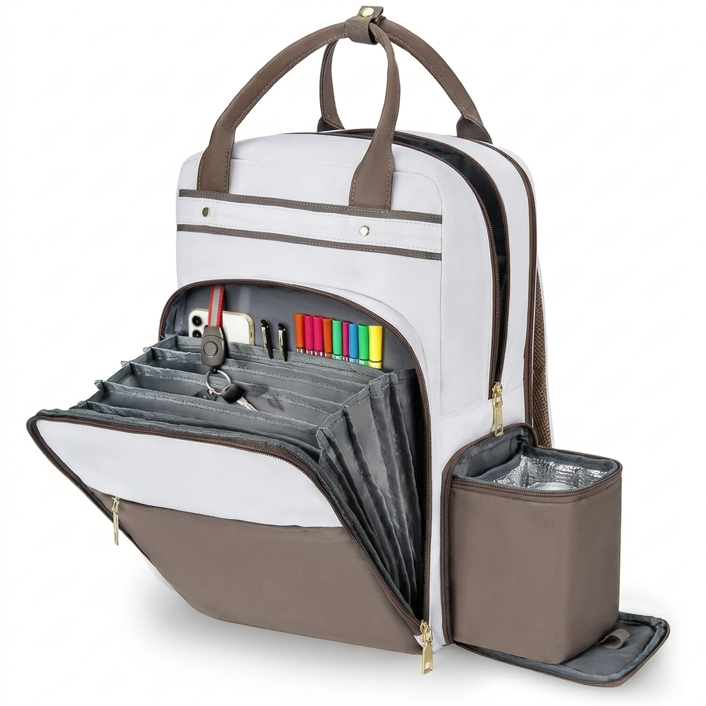 4-in-1 Backpack with Lunch Bag